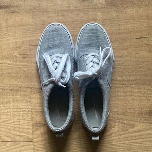 3/$15 Gray Canvas Sneakers